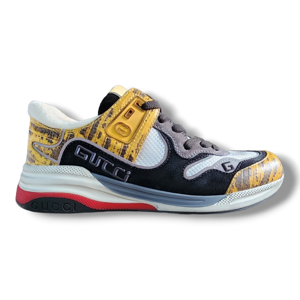 Gucci Ultrapace Sneaker with Yellow and Black Accents Men's Size 5 (Gucci) - Picture 5 of 16